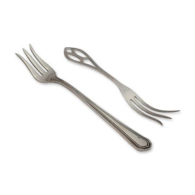 Sale Photo Thumbnail #505: 2pc Sterling Silver Lemon Forks includes Webster Company