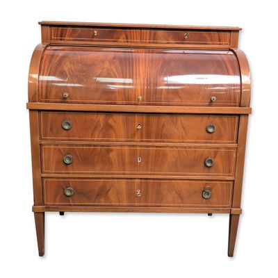 Sale Photo Thumbnail #559: Federal Style Mahogany Cylinder Desk