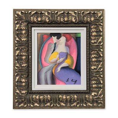 Sale Photo Thumbnail #361: Linda Le Kinff (French, b. 1949), Serigraph on Canvas, The Life, Signed & Numbered w/ COA