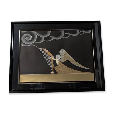 Sale Photo Thumbnail #533: Erte (Romain de Tirtoff, 1892-1990), Serigraph on Paper, The Angel, Signed & Numbered