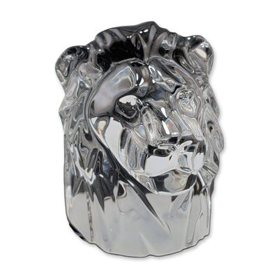 Sale Photo Thumbnail #221: Baccarat France Crystal Lion Head Sculpture