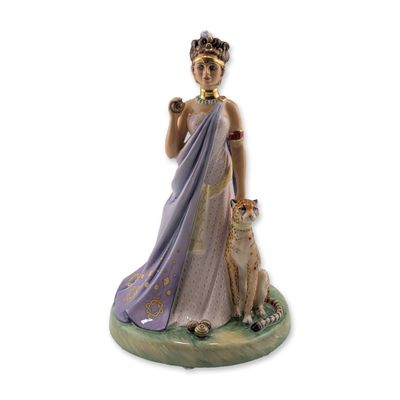 Sale Photo Thumbnail #277: Royal Doulton LE Peggy Davies Bone China Figurine, Queen of Sheba HN2328