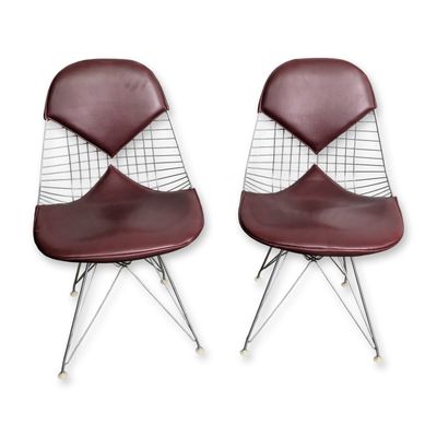Sale Photo Thumbnail #8: Pair of Eames for Herman Miller Bikini Chairs