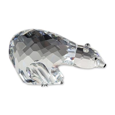 Sale Photo Thumbnail #48: Swarovski Silver Crystal Adi Stocker Polar Bear Figurine