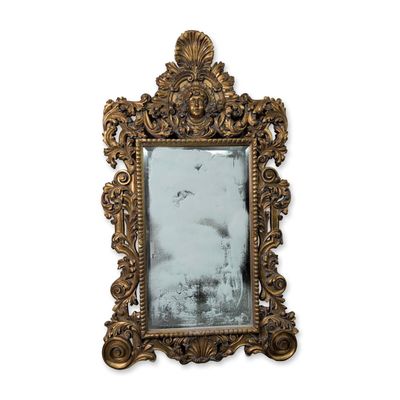 Sale Photo Thumbnail #203: Large Baroque Style Gilt Wall Mirror