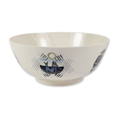 Sale Photo Thumbnail #114: Wedgwood Eric Ravilious Boat Race Bowl 1975