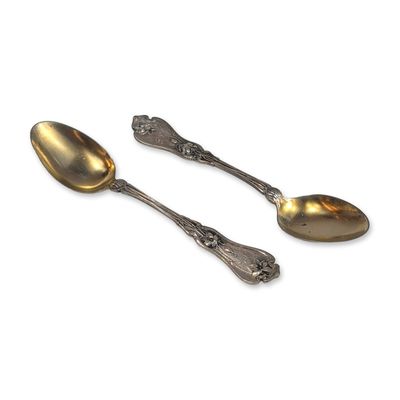 Sale Photo Thumbnail #152: Pair of Whiting Sterling Silver Demitasse Spoons