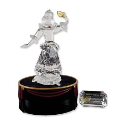 Sale Photo Thumbnail #45: Swarovski SCS 2000 Annual Edition Columbine Crystal Figurine with Title Plaque and Base