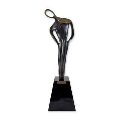 Sale Photo Thumbnail #543: Joseph Rotella Bronze Abstract Figural Sculpture