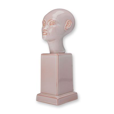 Sale Photo Thumbnail #521: Wedgwood Art Deco Glazed Ceramic Head Bust