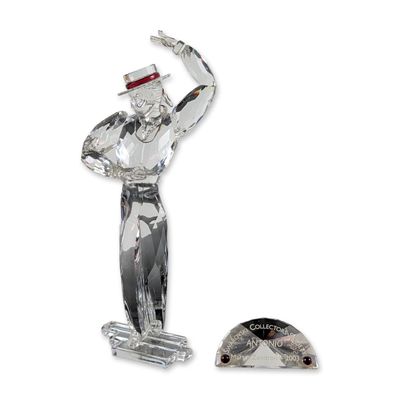 Sale Photo Thumbnail #416: Swarovski Crystal SCS Antonio Magic of Dance Figurine with Title Plaque