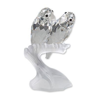 Sale Photo Thumbnail #57: Swarovski Crystal SCS 1987 Annual Edition Figurine, Lovebirds Togetherness