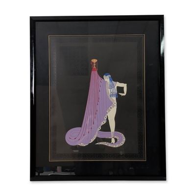 Sale Photo Thumbnail #165: Erte (Romain de Tirtoff, 1892-1990), Serigraph on Paper, The Slave, Signed & Numbered