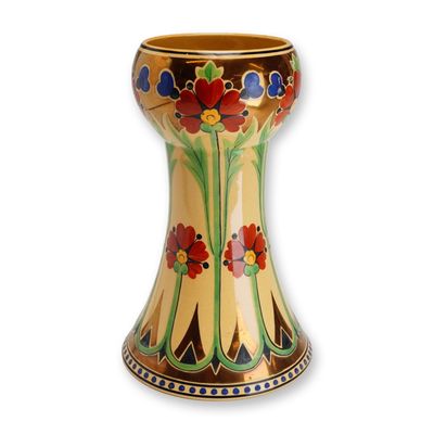 Sale Photo Thumbnail #525: Wedgwood Millicent Taplin Caneware Sun-Lit Vase