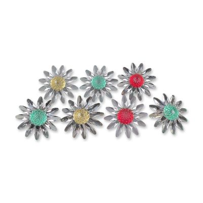 Sale Photo Thumbnail #264: 7pc Swarovski Crystal Marguerite Flowers Figurines