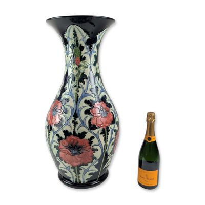 Sale Photo Thumbnail #5: Rachel Bishop for Moorcroft Monumental Poppy Vase