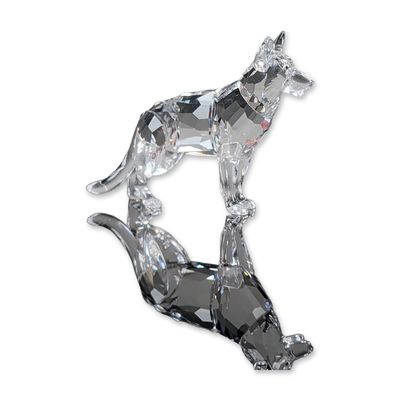 Sale Photo Thumbnail #47: Swarovski Crystal Dog Figurine, German Shepherd