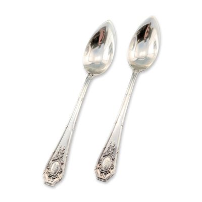 Sale Photo Thumbnail #147: Pair of Wallace Sterling Silver Grapefruit Spoons