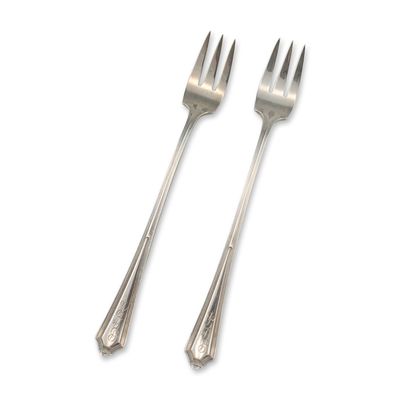 Sale Photo Thumbnail #293: Pair of Gorham Plymouth Sterling Silver Cocktail Forks