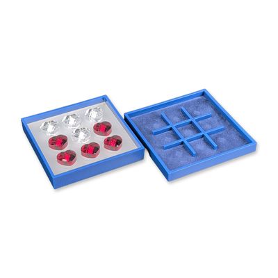 Sale Photo Thumbnail #56: Swarovski Crystal Heart Tic Tac Toe Game