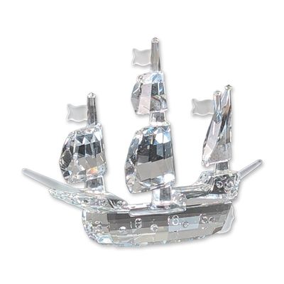 Sale Photo Thumbnail #427: Swarovski Crystal Figurine, Santa Maria Sailing Ship
