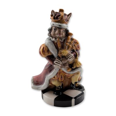 Sale Photo Thumbnail #463: Royal Doulton LE Bunnykins Figurine, Old King Cole DB458