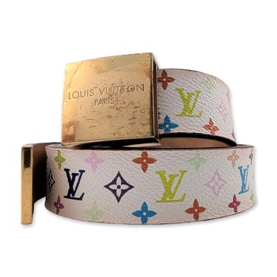 Sale Photo Thumbnail #10: Louis Vuitton x Takashi Murakami Monogram Multicolore Belt