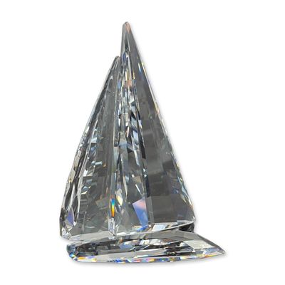 Sale Photo Thumbnail #247: 2pc Swarovski Crystal Sailing Legend Regatta Boat