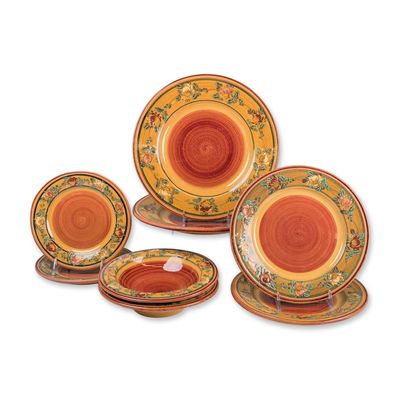 Sale Photo Thumbnail #287: 8pc Veronique Pichon Uzes Earthenware Dinnerware