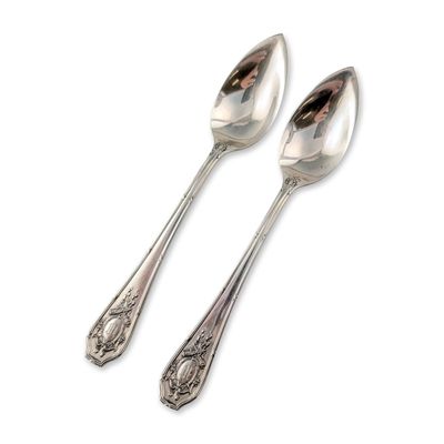 Sale Photo Thumbnail #149: 2pc Wallace Sterling Grapefruit Spoons