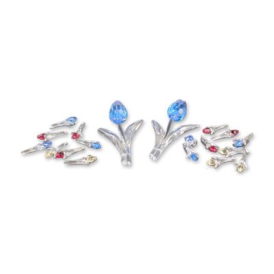 Sale Photo Thumbnail #440: 19pc Swarovski Crystal Tulip Figurines
