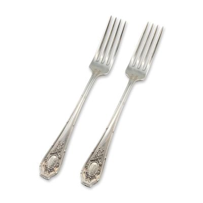 Sale Photo Thumbnail #307: Pair of Wallace Sterling Silver Forks