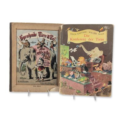 Sale Photo Thumbnail #370: 2 German Illustrated Children's Books, Die Konferenz De Tiere and So Geht's in Der Welt