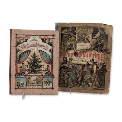 Sale Photo Thumbnail #186: 2 German Language Illustrated Books, Goldene Weihoarhesbuch and Das Standebuch