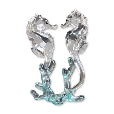 Sale Photo Thumbnail #415: Swarovski Crystal Figurine, Seahorses