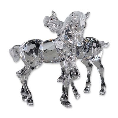 Sale Photo Thumbnail #242: Swarovski Crystal Figurine, Foals