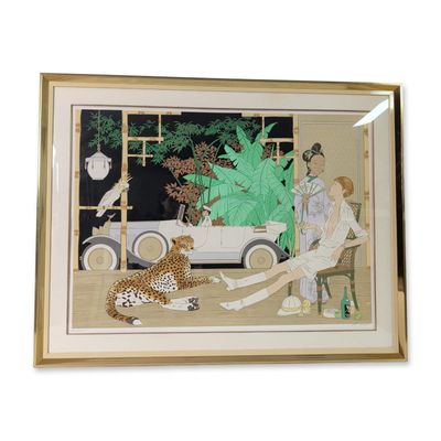 Sale Photo Thumbnail #534: Philippe Henri Noyer (French, 1917-1985), Hors Commerce Art Deco Lithograph on Paper, Signed