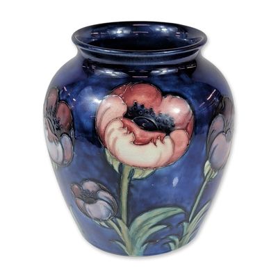 Sale Photo Thumbnail #100: William Moorcroft Big Poppy Pottery Vase