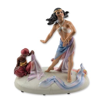 Sale Photo Thumbnail #92: Royal Doulton Peggy Davies Bone China LE Figurine, Salome HN3267