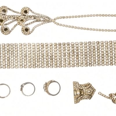Sale Photo Thumbnail #246: Rhinestone Jewelry Lot