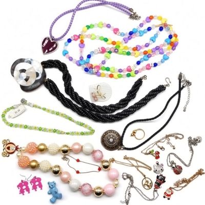 Sale Photo Thumbnail #215: Fun Kid's Fashion Lot-Necklaces, Bracelets, Pins