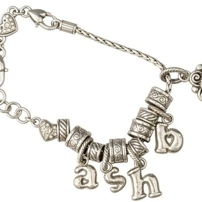 Sale Photo Thumbnail #162: Charm Bracelet Silver Toned
