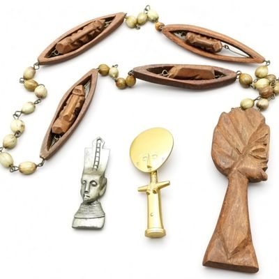 Sale Photo Thumbnail #75: Vintage African Tribal & Folk Art Jewelry