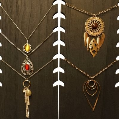 Sale Photo Thumbnail #222: Boho Chic Gold-Tone Necklace Lot