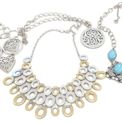 Sale Photo Thumbnail #41: Chunky Bohemian Statement Necklace Lot