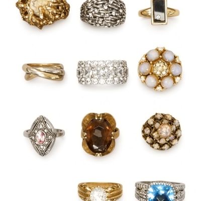 Sale Photo Thumbnail #341: Vintage Estate Statement Rings