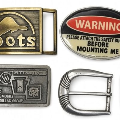 Sale Photo Thumbnail #348: Large Vintage Buckle Lot