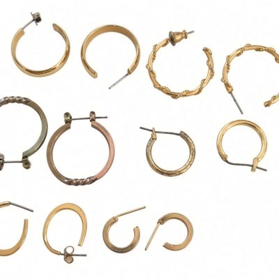 Sale Photo Thumbnail #91: Gold-Tone Hoop Earring Collection