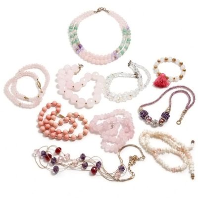 Sale Photo Thumbnail #15: Vintage Style Beaded Necklaces