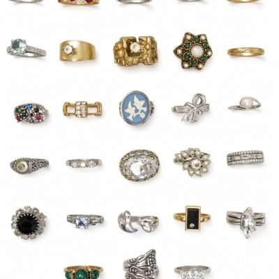 Sale Photo Thumbnail #296: Vintage Estate Ring Lot